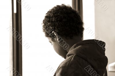 Standing by the window