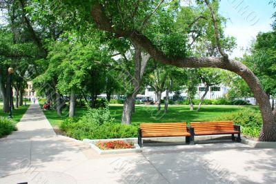 Victoria Park in downtown Regina