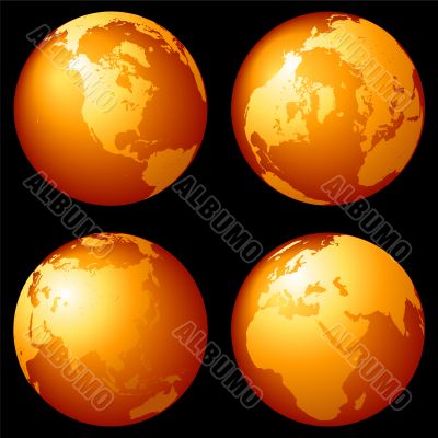 Earth globes