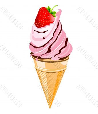 strawberry ice cream