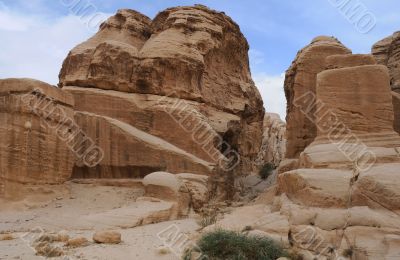 In the Mountains of Petra in Jordan