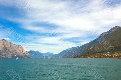 View Over Garda Lake in Italy