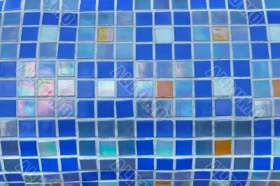 Fragment of colorful mosaics 