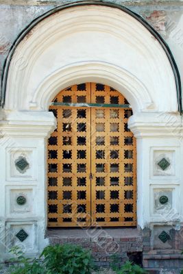 Doors to Church Under Renovation