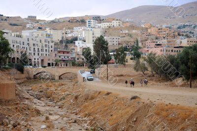 Town of Petra in Jordan