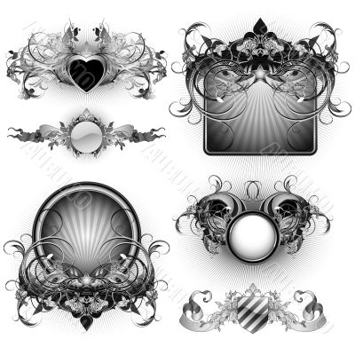 set of shields set of shields
