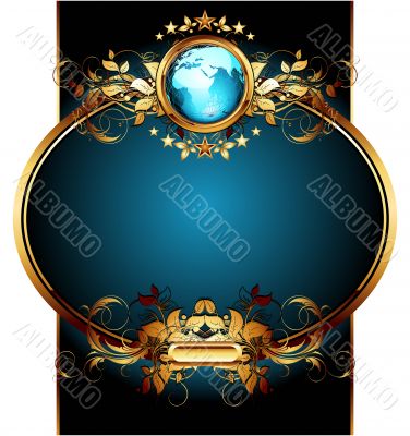 world with ornate world with ornate