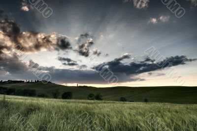 Sunset in Corsanello - Tuscany