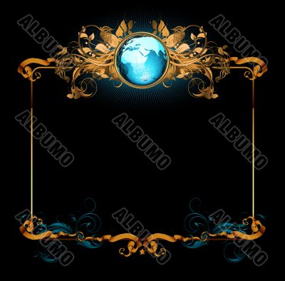 world with ornate