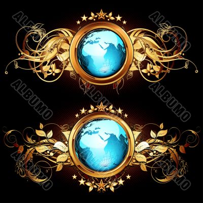 world with ornate