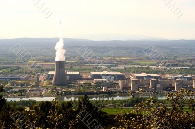 industrial site in nuclear power generation