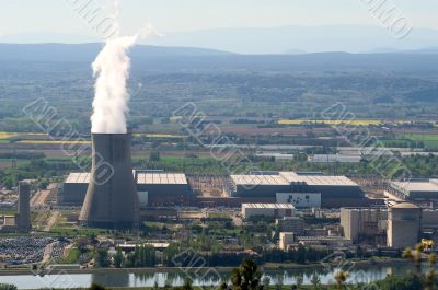 industrial site in nuclear power generation