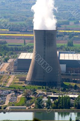 industrial site in nuclear power generation