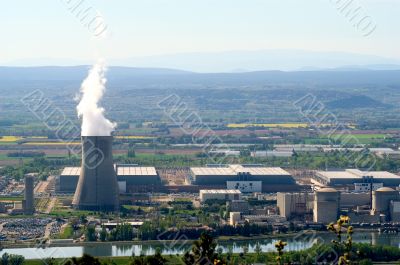 industrial site in nuclear power generation