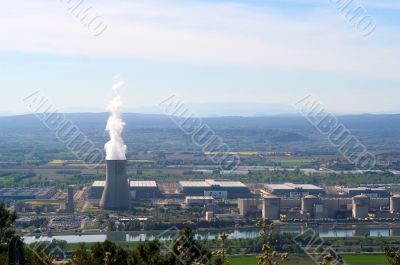 industrial site in nuclear power generation