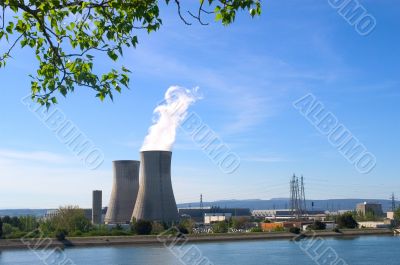 industrial site in nuclear power generation