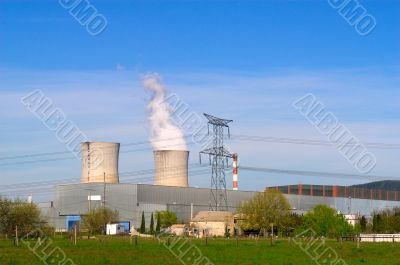 industrial site in nuclear power generation