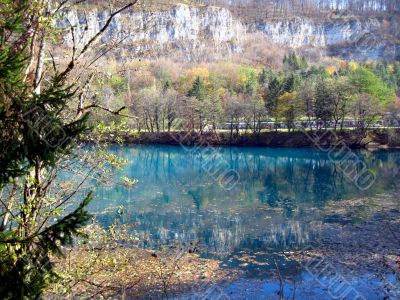 Blue lakes. Caucas