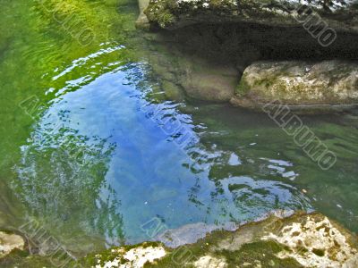 Some sky in the water