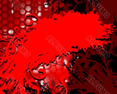 abstract  red background