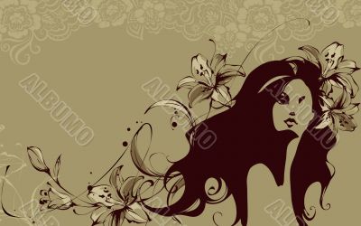 Beautiful Digital Art Girls Silhouettes