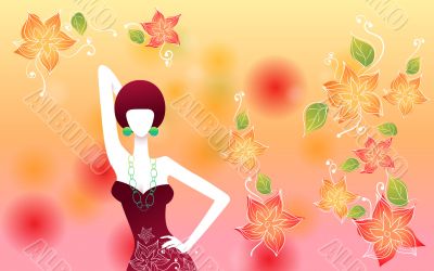 Beautiful Digital Art Girls Silhouettes