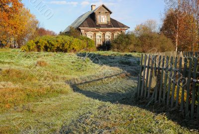 Late Fall In The Russian Village