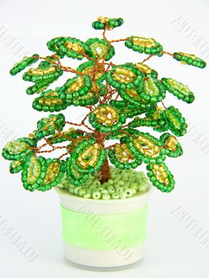 `money` tree of beads `money` tree of beads