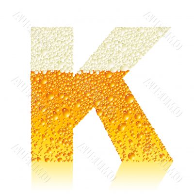 alphabet beer K