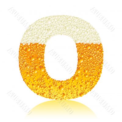alphabet beer O
