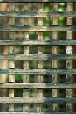 Wooden lattice background