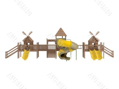 Wooden playground
