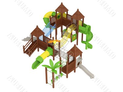 Wooden playground Wooden playground