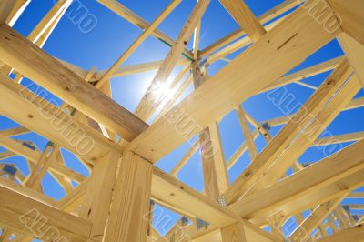New home construction framing