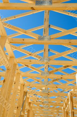 New home construction framing