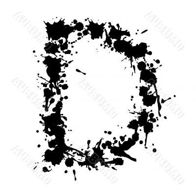alphabet ink D