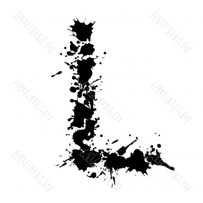 alphabet ink L alphabet ink L
