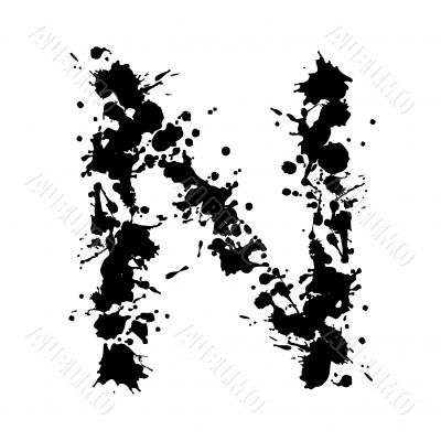 alphabet ink N alphabet ink N
