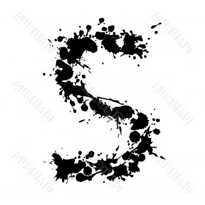 alphabet ink S alphabet ink S