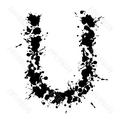 alphabet ink U alphabet ink U