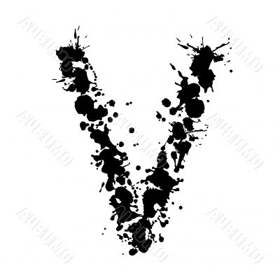 alphabet ink V alphabet ink V