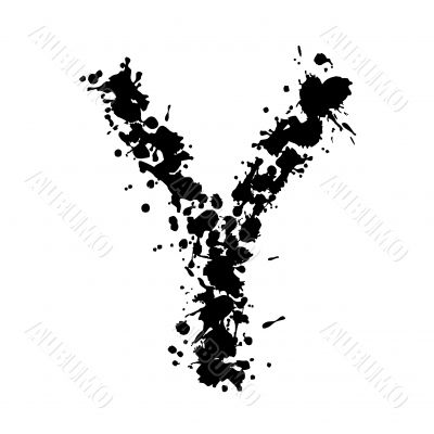 alphabet ink Y alphabet ink Y