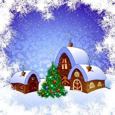 christmas landscape christmas landscape