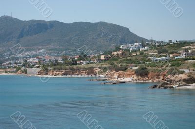Mediterranean bay. Mediterranean bay.