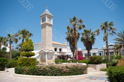 Mediterranean houses and streets.