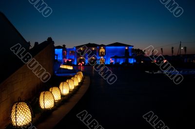 Greece. Crete. Night views.