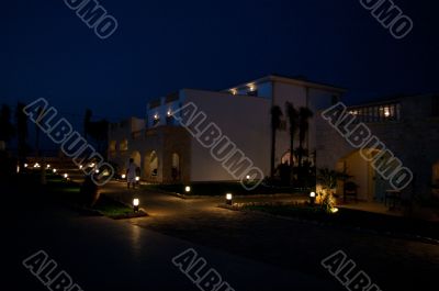 Greece. Crete. Night views.