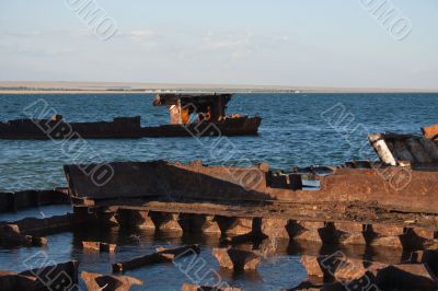 Cemetery of ships.