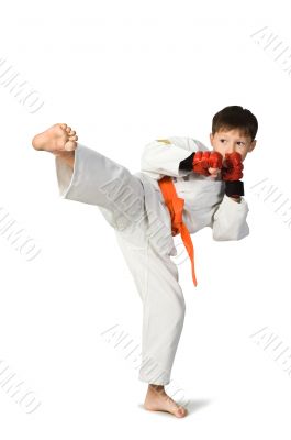 Aikido boy.Martial Arts Aikido boy.Martial Arts