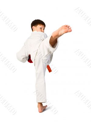 Aikido boy.Martial Arts